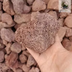 Red lava rock for aquarium aquascaping and natural hardscape design