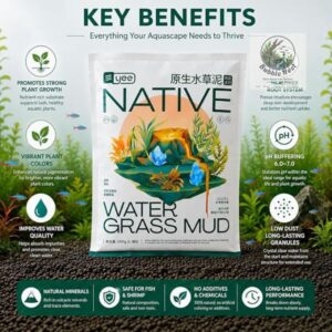 YEE aquarium soil substrate for freshwater planted fish tanks